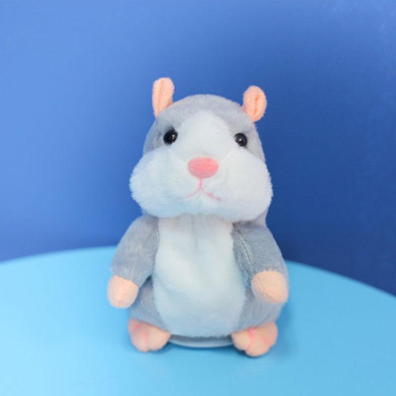 🐹 50% KORTING – Pratende Hamsterknuffel van 15 cm | Herhaalt Geluid en Beweegt Zijn Kopje