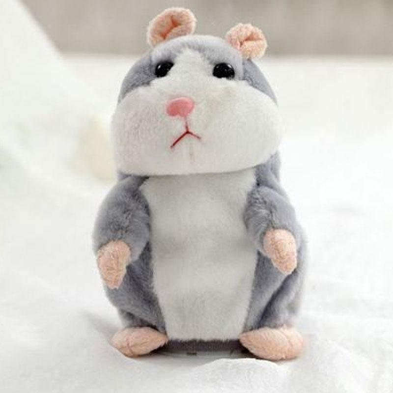 🐹 50% KORTING – Pratende Hamsterknuffel van 15 cm | Herhaalt Geluid en Beweegt Zijn Kopje