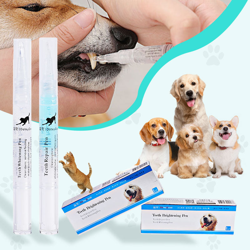 2st Pet Tooth Whitening Schoonmaak Pen Set