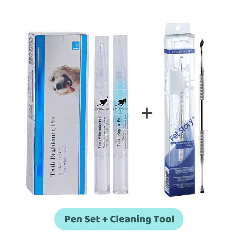 2st Pet Tooth Whitening Schoonmaak Pen Set