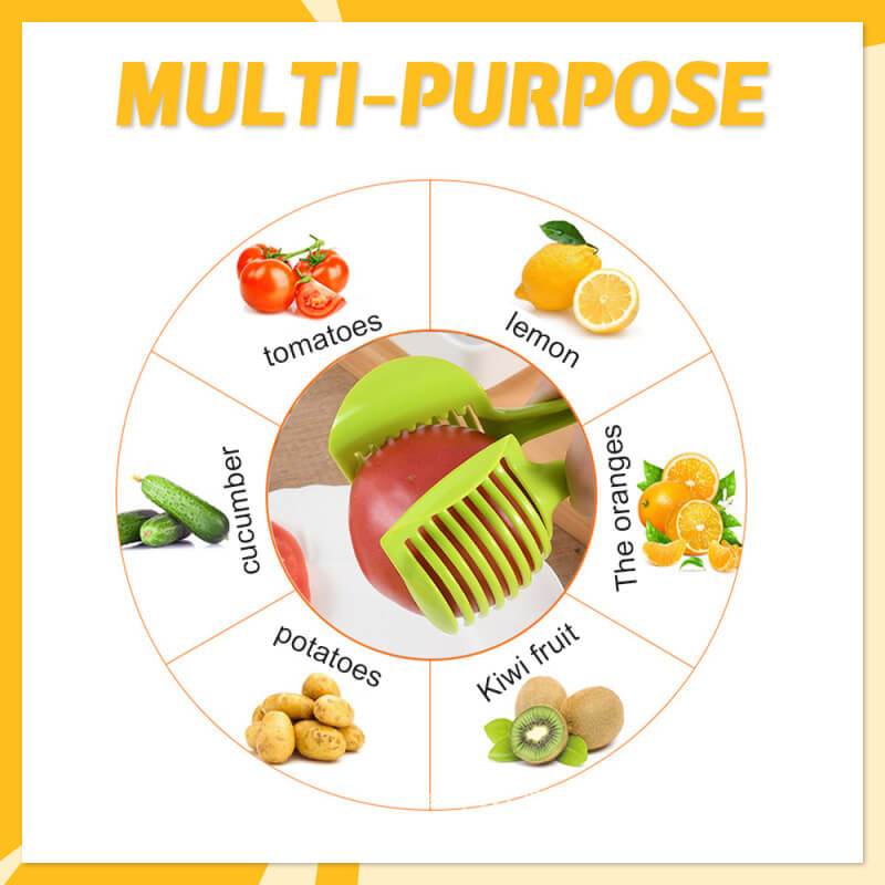 📢📢 50% KORTING !! ⏰ 1+1 GRATIS🍋 Creatieve Keukensnijder – Handzame snijhulp van voedselveilig aluminiumlegering, voor snel en eenvoudig snijden van citroen, tomaat, ui en zachte groenten & fruit.