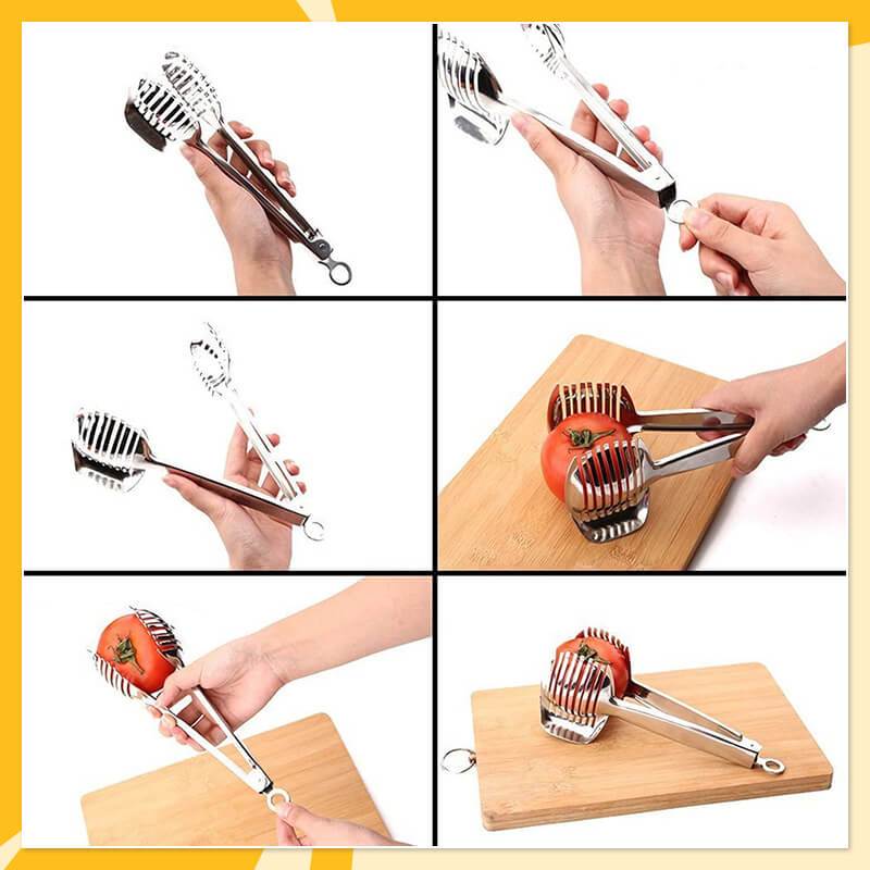📢📢 50% KORTING !! ⏰ 1+1 GRATIS🍋 Creatieve Keukensnijder – Handzame snijhulp van voedselveilig aluminiumlegering, voor snel en eenvoudig snijden van citroen, tomaat, ui en zachte groenten & fruit.