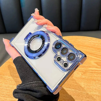 Anti-drop telefoonhoesje met onzichtbare ring voor Samsung
