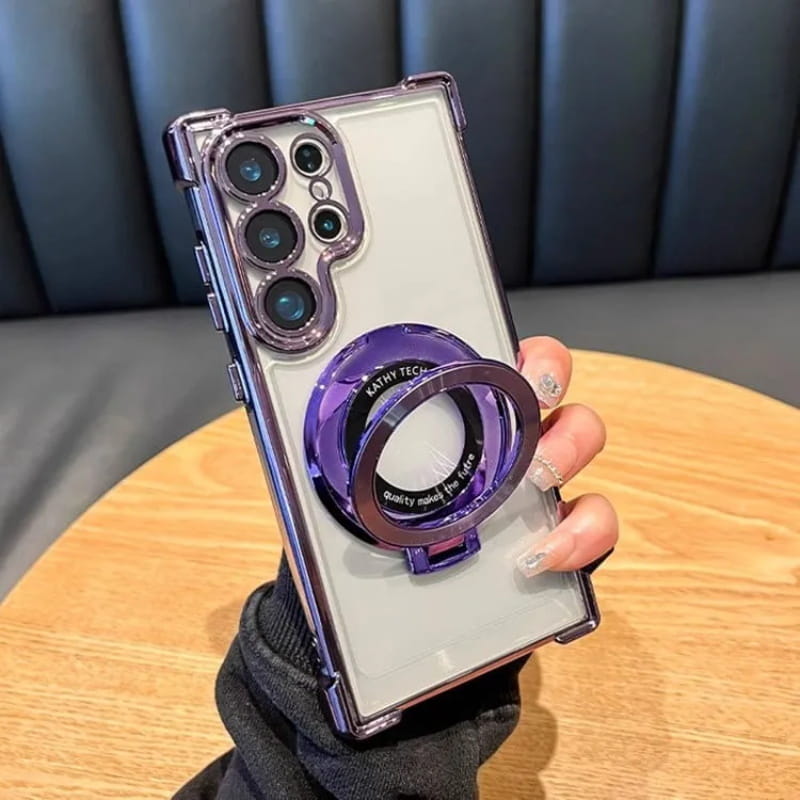Anti-drop telefoonhoesje met onzichtbare ring voor Samsung