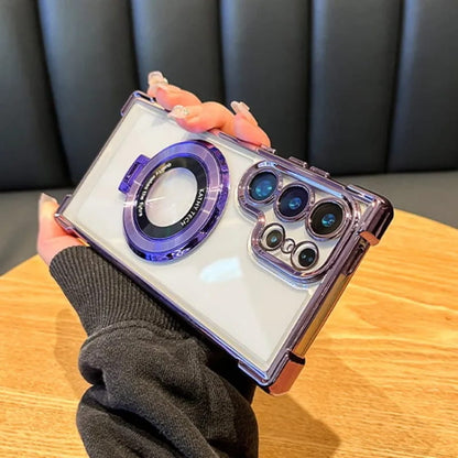 Anti-drop telefoonhoesje met onzichtbare ring voor Samsung