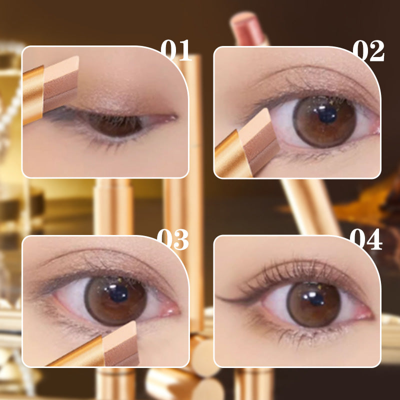 🎉 Tijdelijke aanbieding! Oogschaduwstick met drie tinten – snel aan te brengen, oogverblindend mooi！💫
