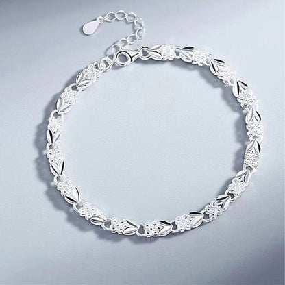 ✨Elegante sprankelende geluksklaverarmband🍀