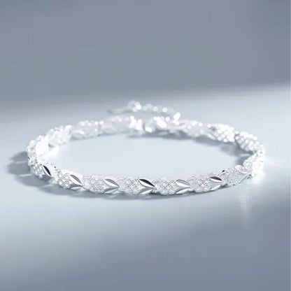✨Elegante sprankelende geluksklaverarmband🍀