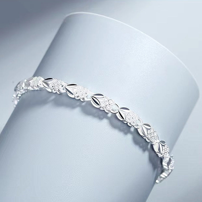 ✨Elegante sprankelende geluksklaverarmband🍀