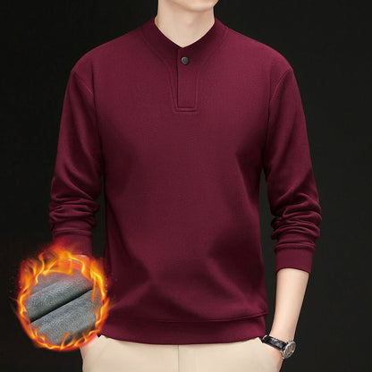 Men’s Plush-LinedThickened Pullover