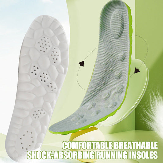 Comfortable Breathable Shock-Absorbing Running Insoles