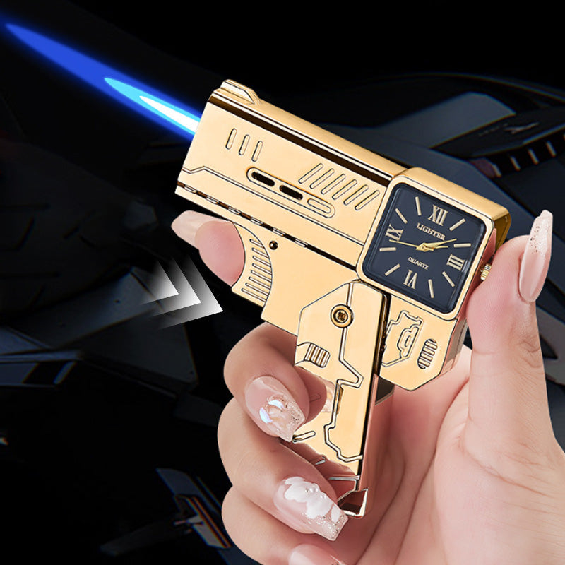 🔥HOT SALE🔥Folding Blue Flame Trigger Lighter Keychain