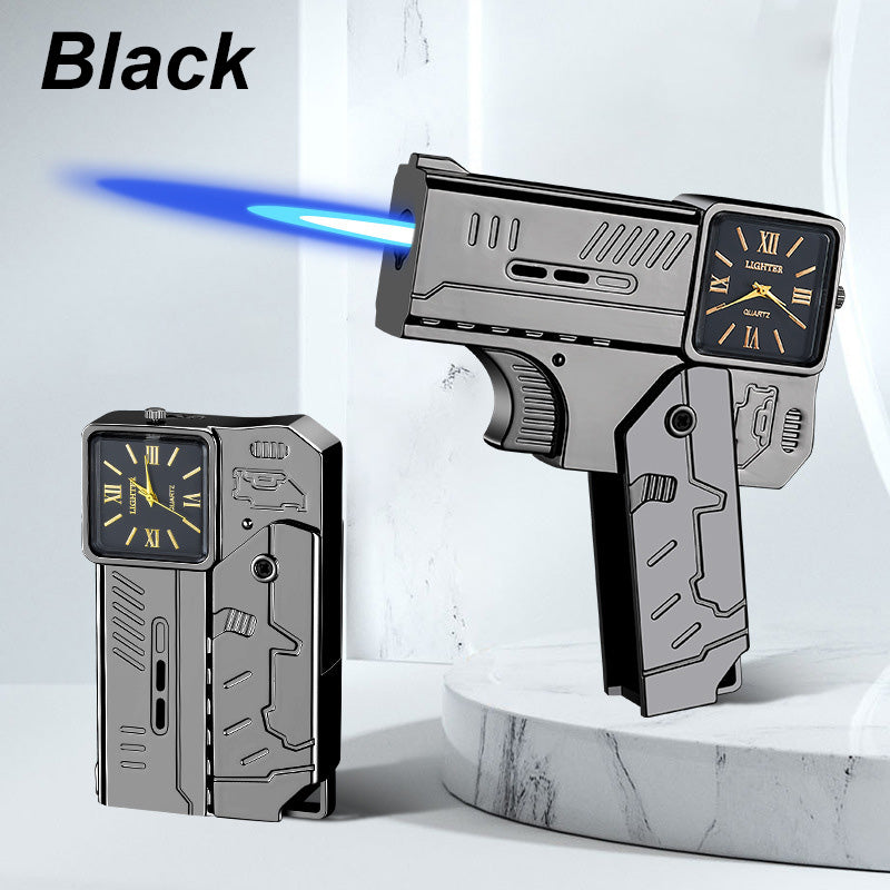 🔥HOT SALE🔥Folding Blue Flame Trigger Lighter Keychain