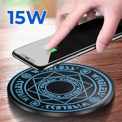 Wireless Fast Charger with Magic Light