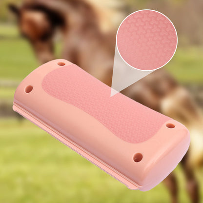 Ergonomic Horse Hair Removal Brush with Sawtooth Blades