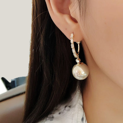 Elegant Lightweight Faux Pearl Drop Earrings