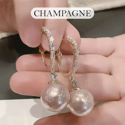 Elegant Lightweight Faux Pearl Drop Earrings