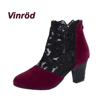 👢✨Dames Elegante Zomerse Kanten Hoge Hakken