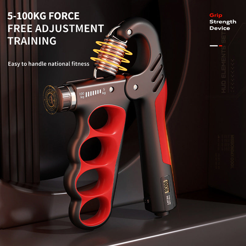 Adjustable Hand Grip Trainer with Electronic Counting