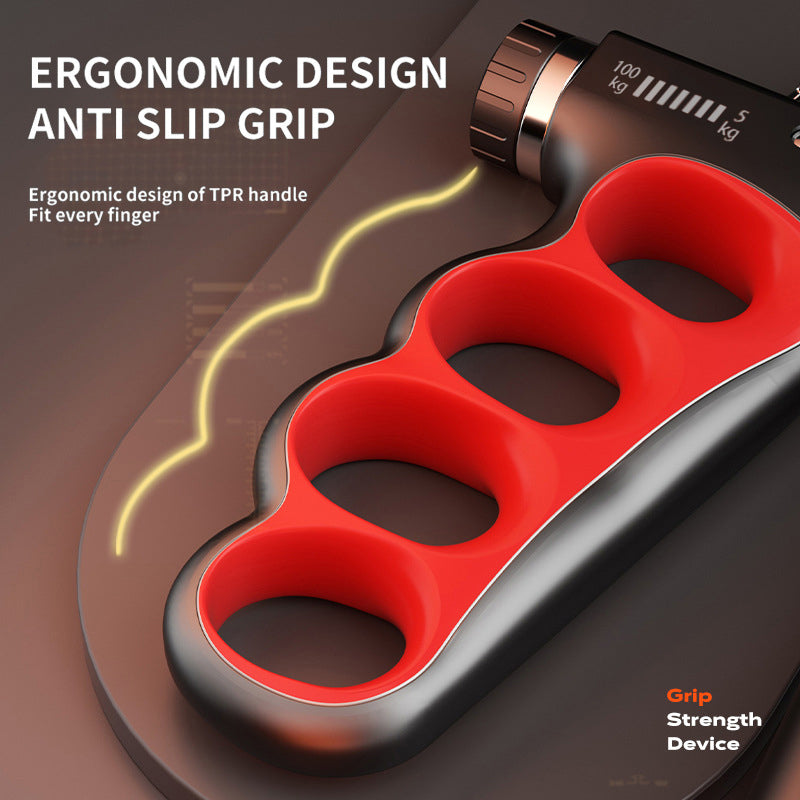 Adjustable Hand Grip Trainer with Electronic Counting