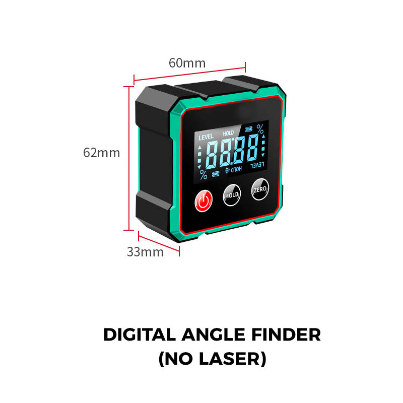 🔥2025 Hete uitverkoop - 50% korting🔥Magnetische Digitale Hoekzoeker met Elektronische Laser