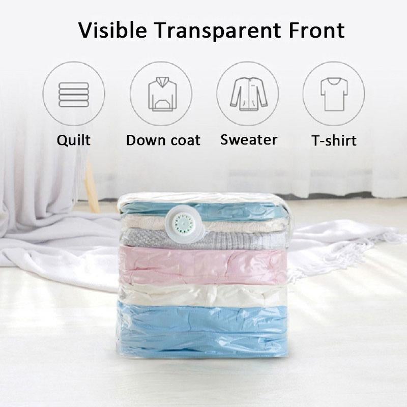 ⏳ALLEEN VANDAAG IN DE UITVERKOOP!🏆🧳Vacuümzakken zonder pomp – Gewoon dichtdrukken en klaar, geen pomp nodig. Bespaart 80% ruimte, houdt kleding droog en stofvrij. Perfect voor volumineus beddengoed en spullen die je buiten het seizoen niet gebruikt.