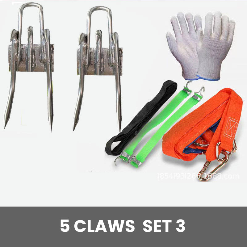 Antislip schoenen met kattenklauwen – set voor boomklimmen en buitensport