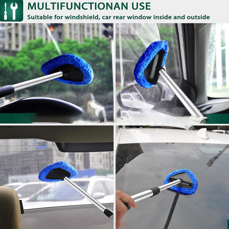 Auto Voorruit Reinigingsgereedschap Set – Uittrekbaar & 180° Draaibaar📢📢Sleep de aanbieding! Nog 20 stuks, op=op!