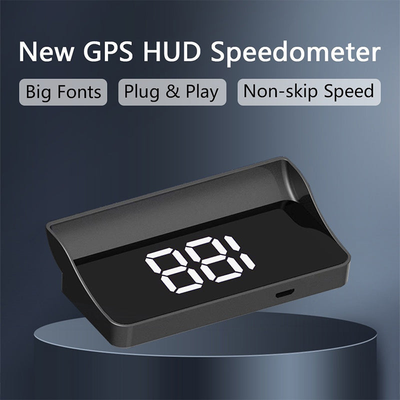 📡 Head-up display – realtime snelheid, extra groot scherm! 🚗✨