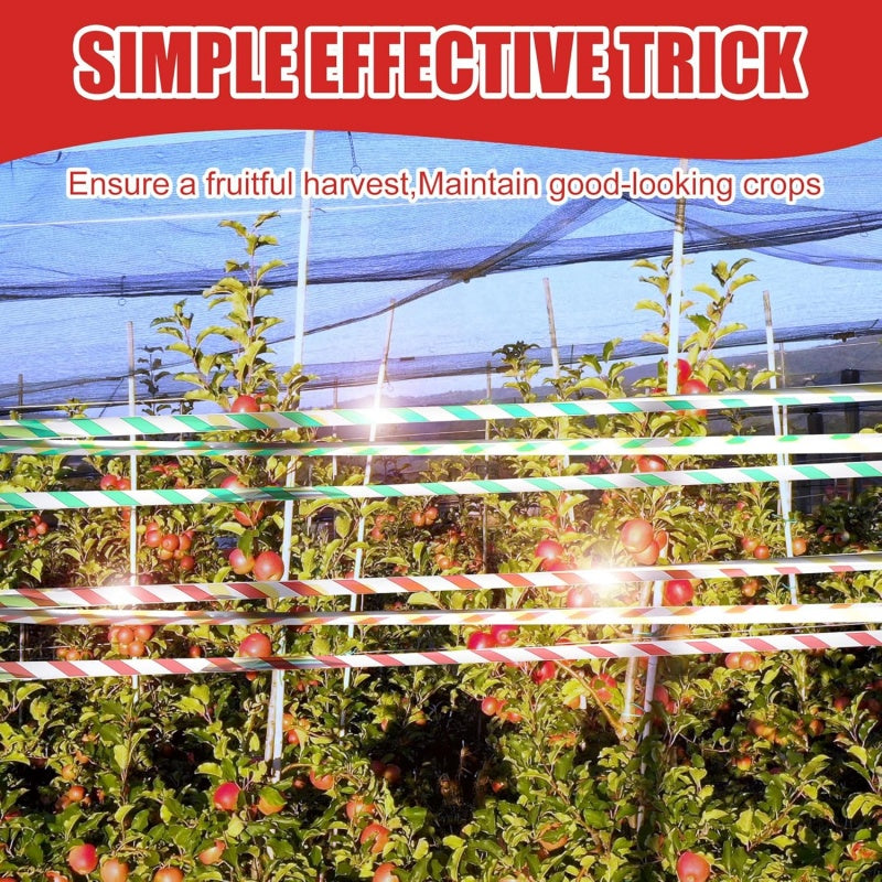 Dubbelzijdige reflecterende vogelafschrikband