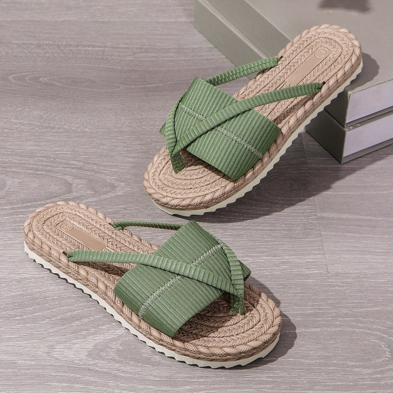 🔥HETE AANBIEDING🌻 Comfortabele, casual teenslippers voor dames voor de zomer