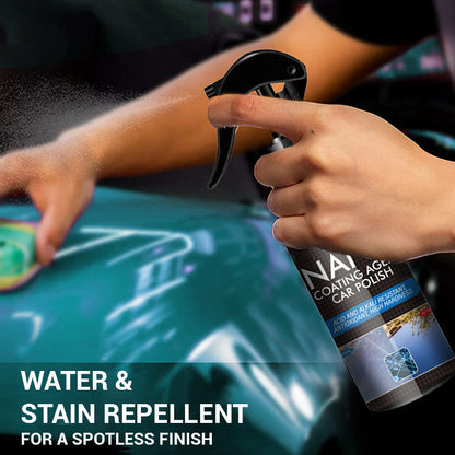 🎊Een handdoek wordt gratis weggegeven🎁Coating en Polijsten Vernieuwing Spray voor Auto