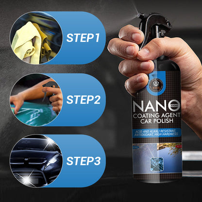 🎊Een handdoek wordt gratis weggegeven🎁Coating en Polijsten Vernieuwing Spray voor Auto