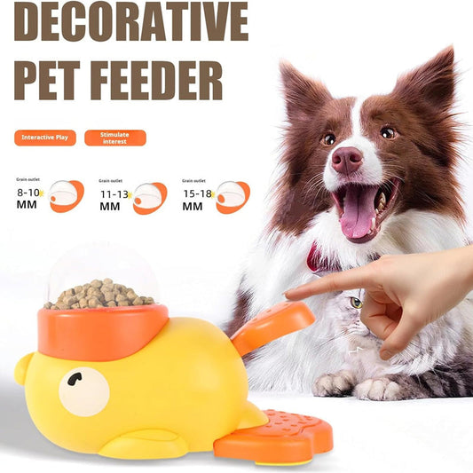 🔥2-in-1 Interactief Hond Puzzel Speelgoed & Langzaam Voerbak🔥