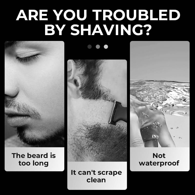 🪒 Draagbaar mini roterend elektrisch scheerapparaat voor mannen — Snel scheren in de palm van je hand, een maand lang glad scheren op één enkele lading! ⚡