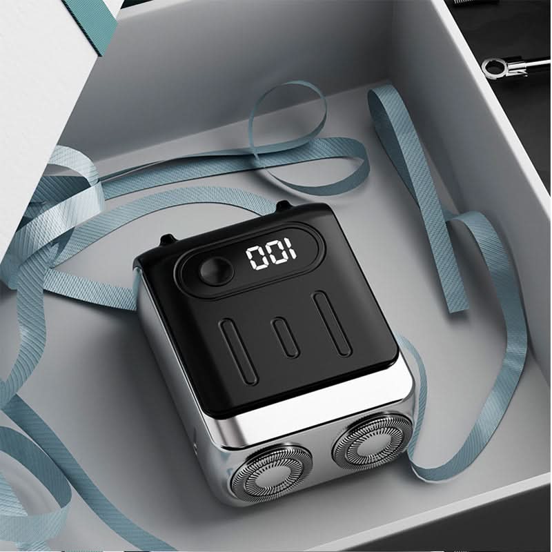 🪒 Draagbaar mini roterend elektrisch scheerapparaat voor mannen — Snel scheren in de palm van je hand, een maand lang glad scheren op één enkele lading! ⚡