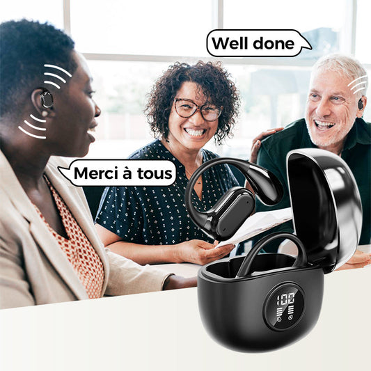 🎧AI-vertaaloordopjes met Bluetooth 5.4 (Compatibel met iOS & Android)✨