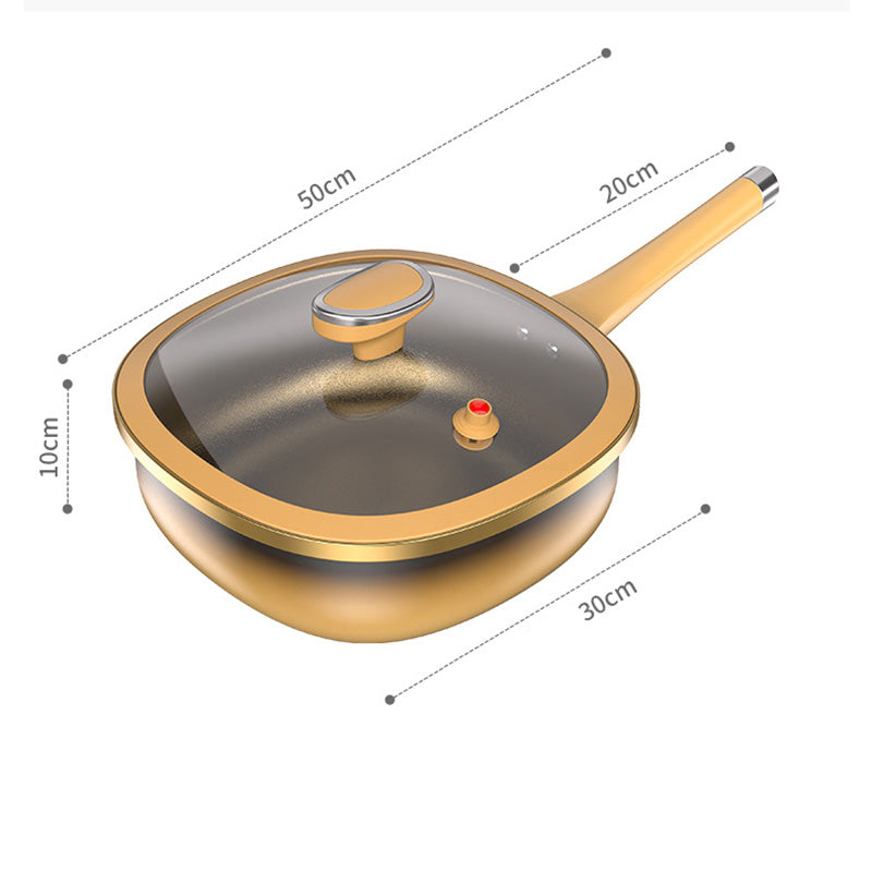 ⏳Tijd beperkt special⏰12in titanium legering anti-aanbakpot met deksel