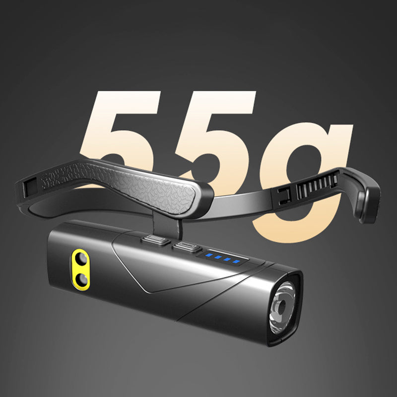 🔥Tijdelijke halfjaarlijkse uitverkoop🔥Lichtgewicht oplaadbare LED-hoofdlamp voor op het oor