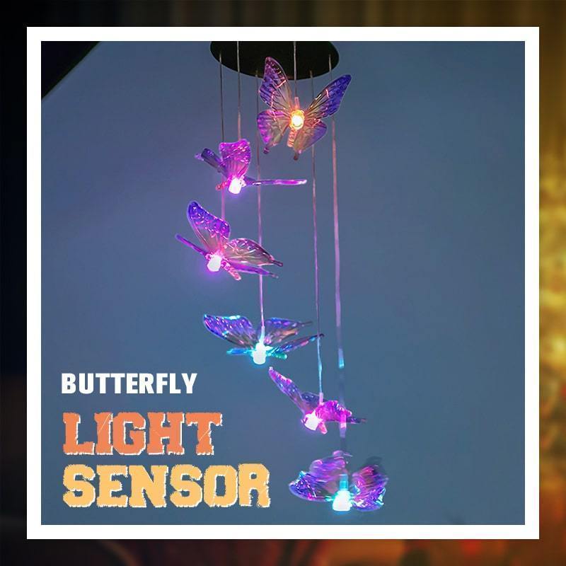 🔥 Op zonne-energie werkende vlinderlampjes 🦋✨(HET BESTE CADEAU)