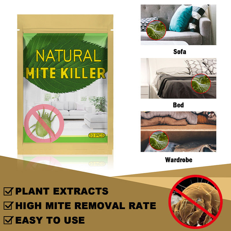 🏠✨ 50% KORTING! Plaats het in je kussen, kast of bank, en het jaagt mijten weg met pure plantenkracht. Geen chemicaliën, geen gedoe – alleen een frisse, schone nachtrust.