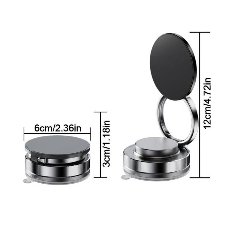 360° verstelbare magnetische telefoonhouder met zuignap