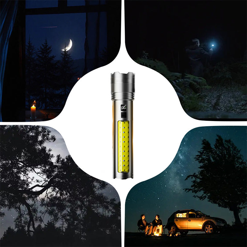 🔦 50% korting! Oplaadbare superheldere LED-zaklamp – 10.000 lumen, 48 uur gebruiksduur & USB-C snelladen. Waterdicht & onbreekbaar! ✨⚡