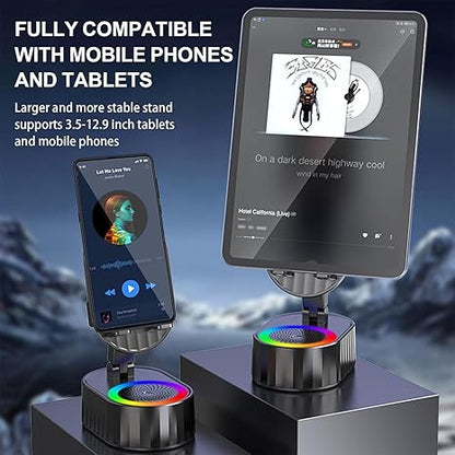 🎁Hot Sale 49% KORTING⏳2025 Opgewaardeerde mobiele telefoonstandaard met inductiespreker/voedingsbank/sfeerlicht