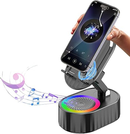 🎁Hot Sale 49% KORTING⏳2025 Opgewaardeerde mobiele telefoonstandaard met inductiespreker/voedingsbank/sfeerlicht