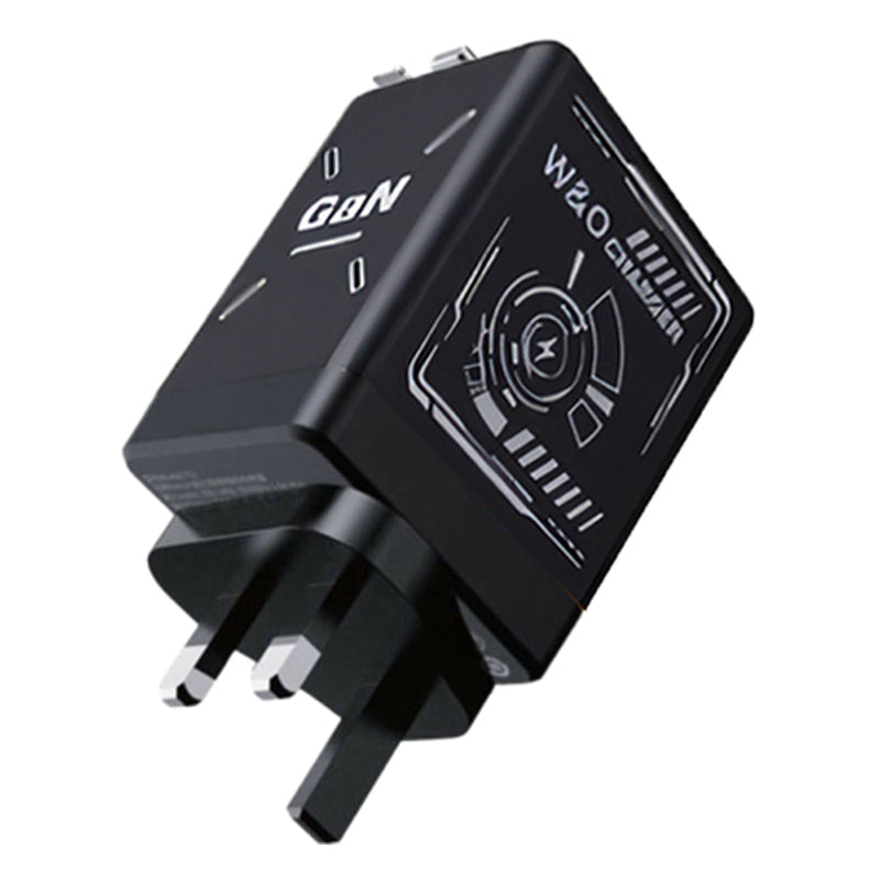 Retractable Wall Charger with Dual Cables