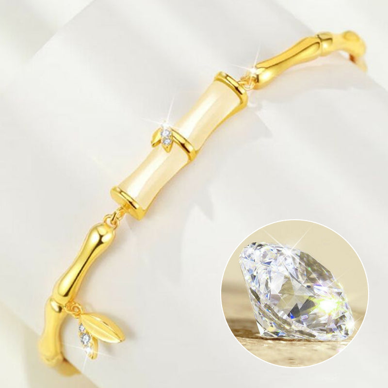 📿Damesarmband van Bamboe met Ketting✨
