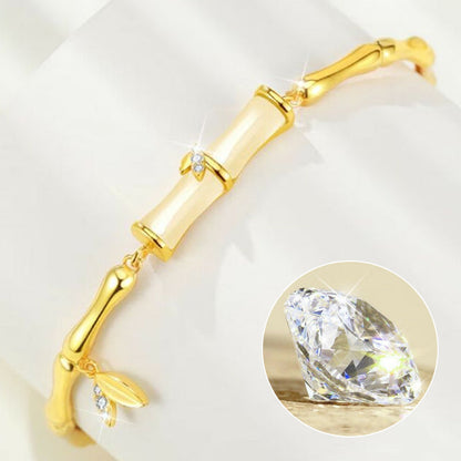 📿Damesarmband van Bamboe met Ketting✨