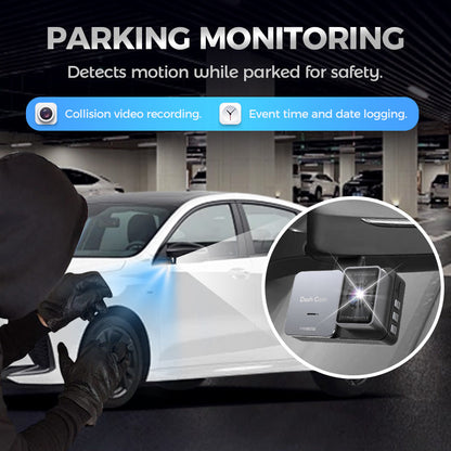 HD-dashcam met voor- en achterlens