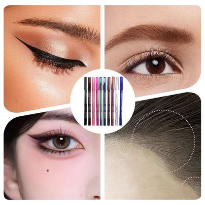 10 stuks gekleurde eyeliner gelpennen